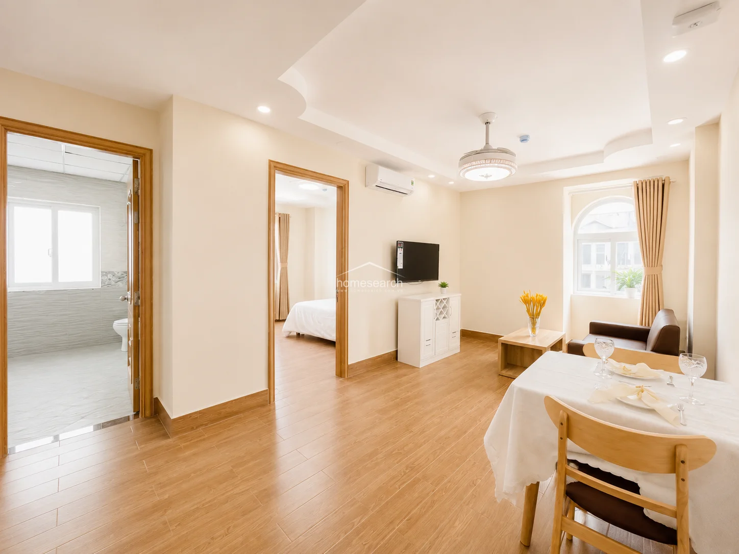 Bright 1-Bedroom Serviced Apartment in Thao Dien District 2 in An Khanh - Photo 1