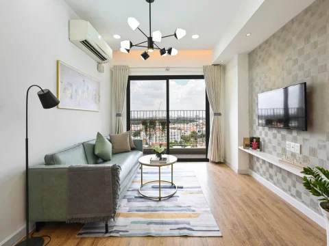 Modern 2 Bedroom Apartment at Masteri Thao Dien for rent - 24M