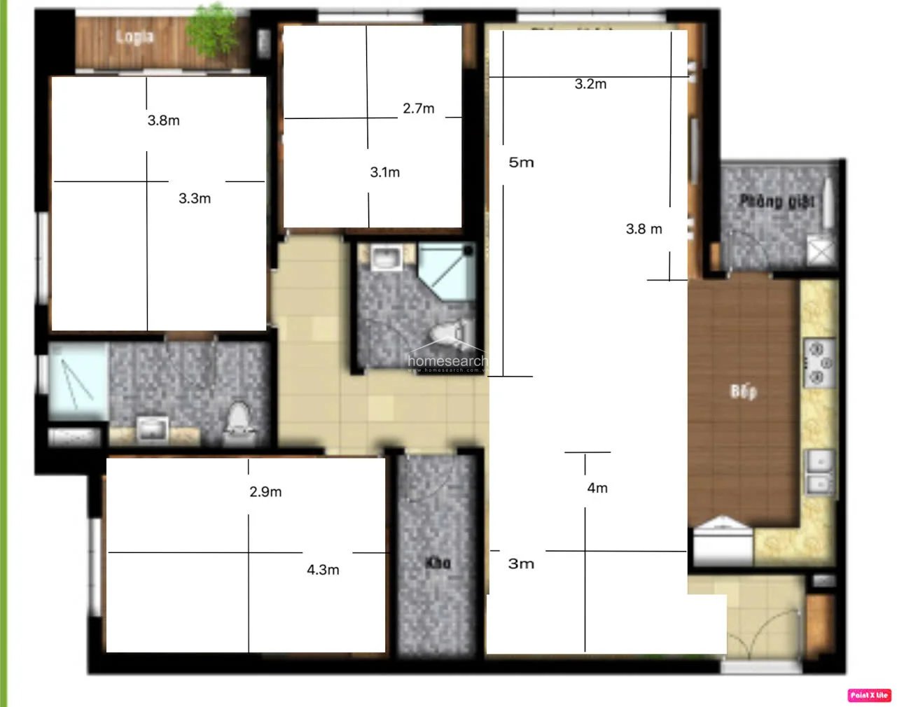 3 Bedroom apartment for rent in Tropic Garden - 12