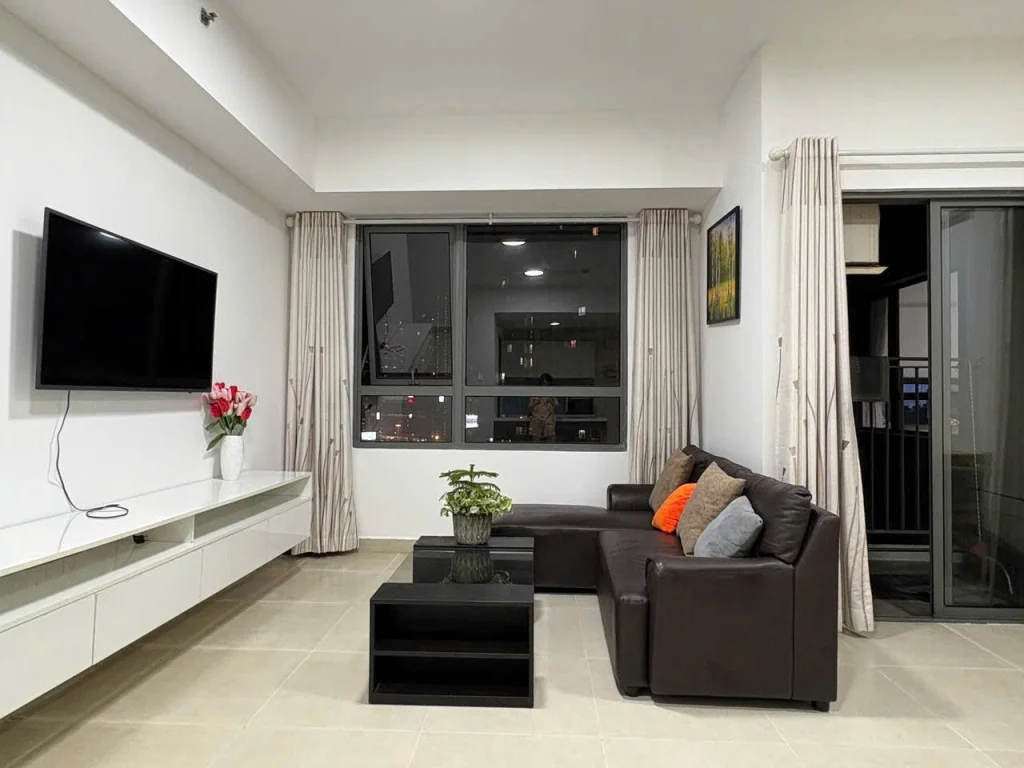 Furnished 2-Bedroom Apartment in Masteri Thao Dien For Rent - 22M
