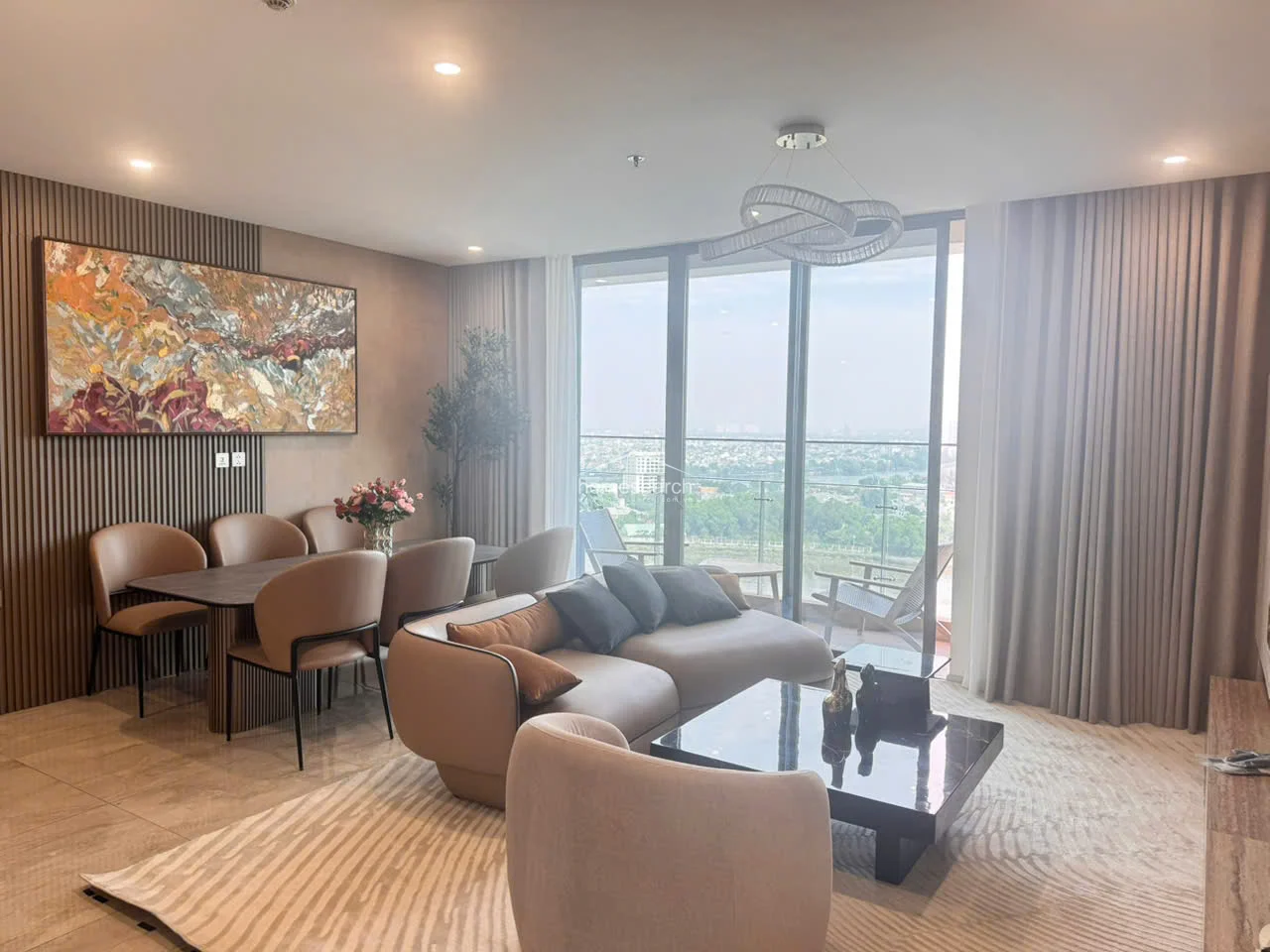 Spacious 3-Bedroom Luxury Apartment with Direct Unobstructed Saigon River Views in Thao Dien Green - 4