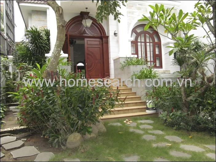 Villa for rent in compound Thao Dien - 1
