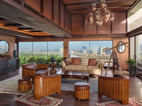 Luxury 5-Bedroom Fully Furnished Penthouse with Private Pool in Tropic Garden, Thao Dien - $12,500/month