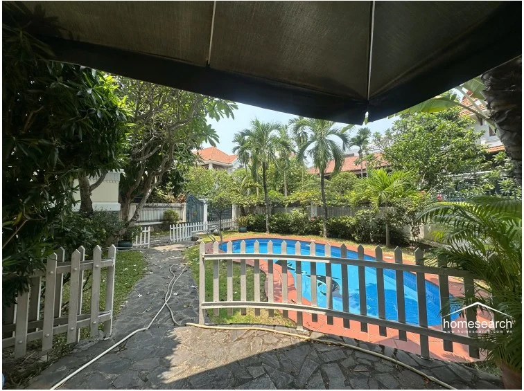 Villa for rent in compound Thao Dien - 2