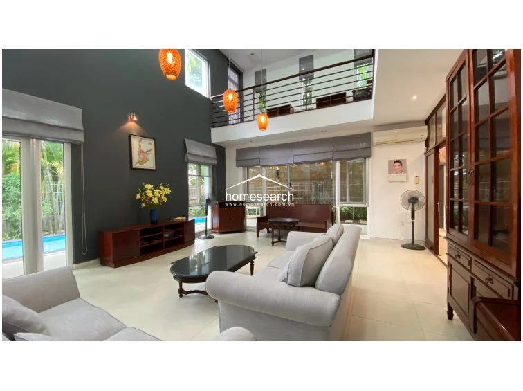 VILLA FOR RENT IN COMPOUND - THAO DIEN - DIST.2 - 4