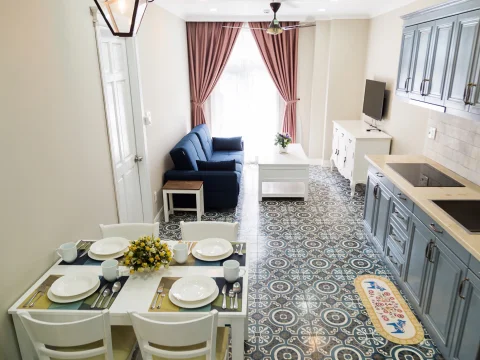Modern 2-Bedroom Serviced Apartment in Thao Dien