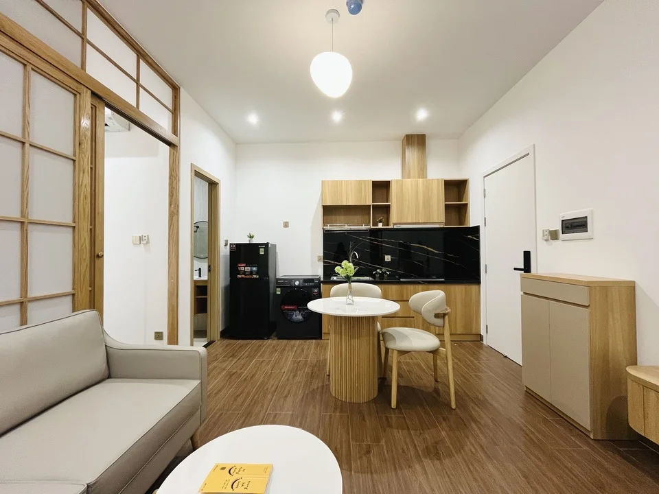 Modern 1-Bedroom Serviced Apartment in GO VILLA Thao Dien