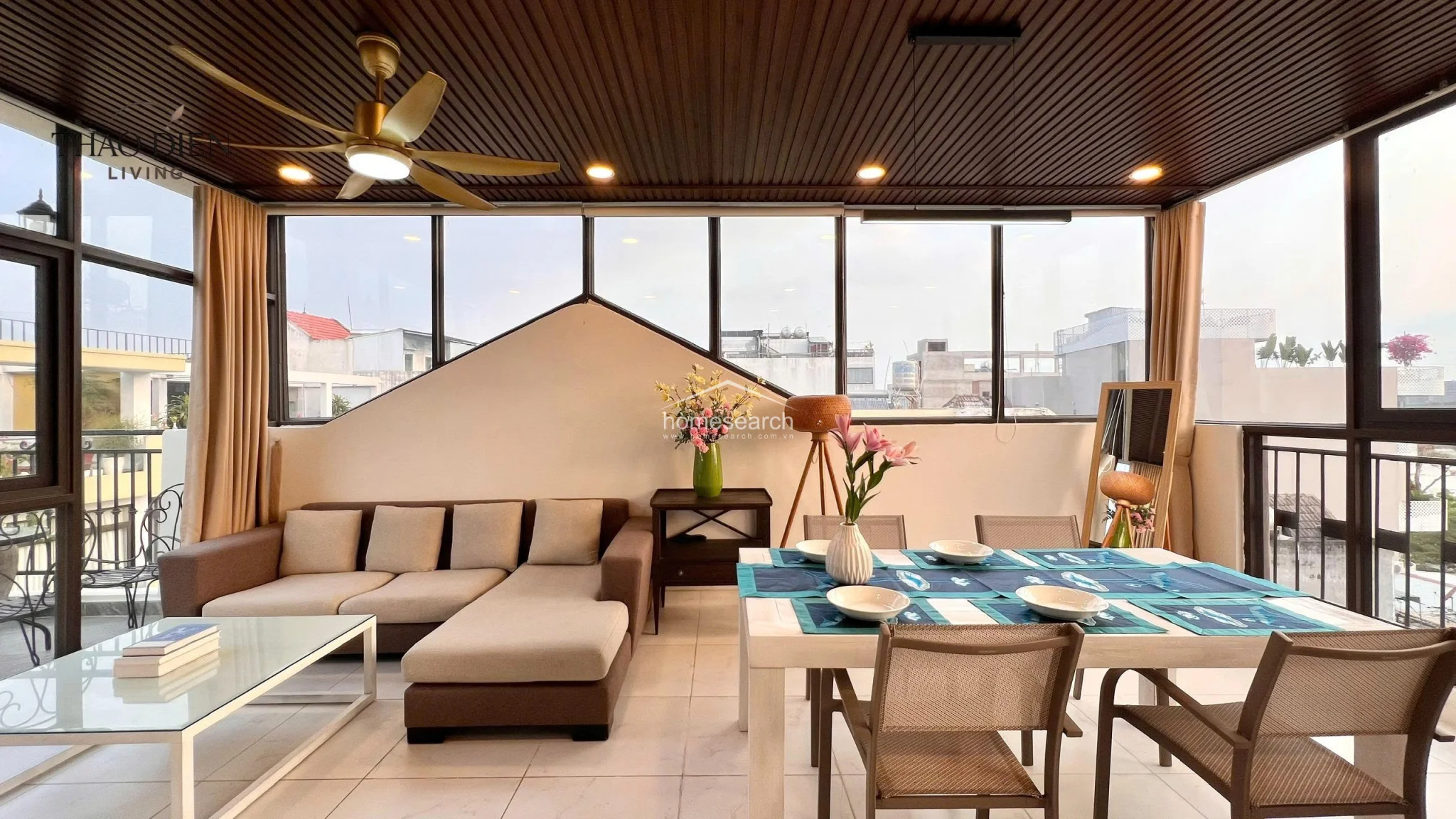 Penthouse -1 Bedroom apartment for rent in Thao Dien - An Khanh Ward - 2