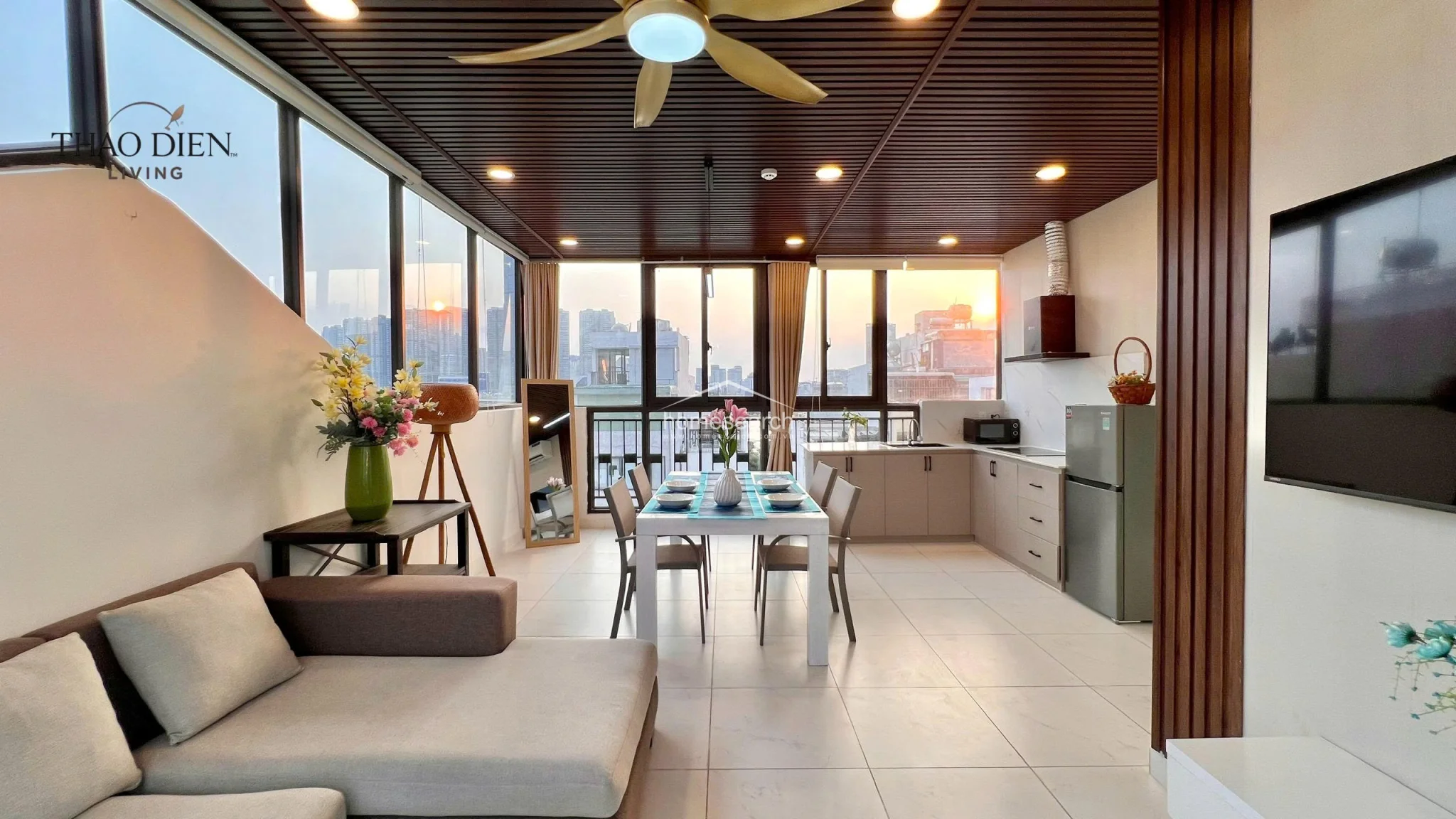 Penthouse -1 Bedroom apartment for rent in Thao Dien - An Khanh Ward - 7