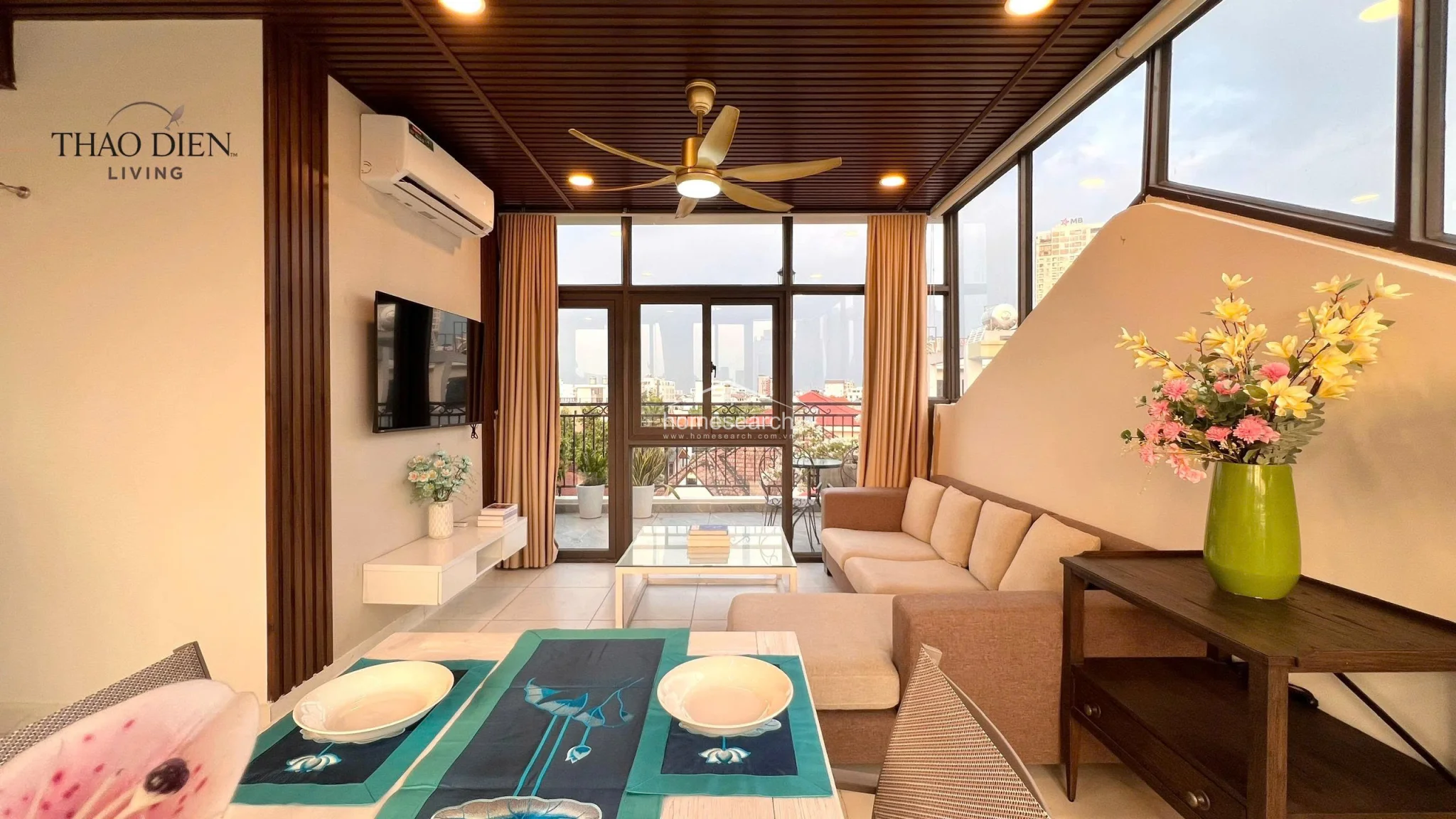Penthouse -1 Bedroom apartment for rent in Thao Dien - An Khanh Ward - 3