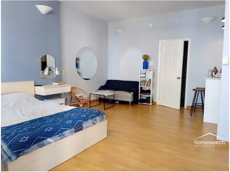 Cozy &amp; Modern Studio Apartment for Rent in Thao Dien’s Lang Bao Chi Area