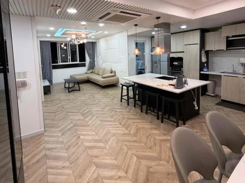 Modern Fully Furnished 3-Bedroom Apartment with River View in Tropic Garden, Thao Dien