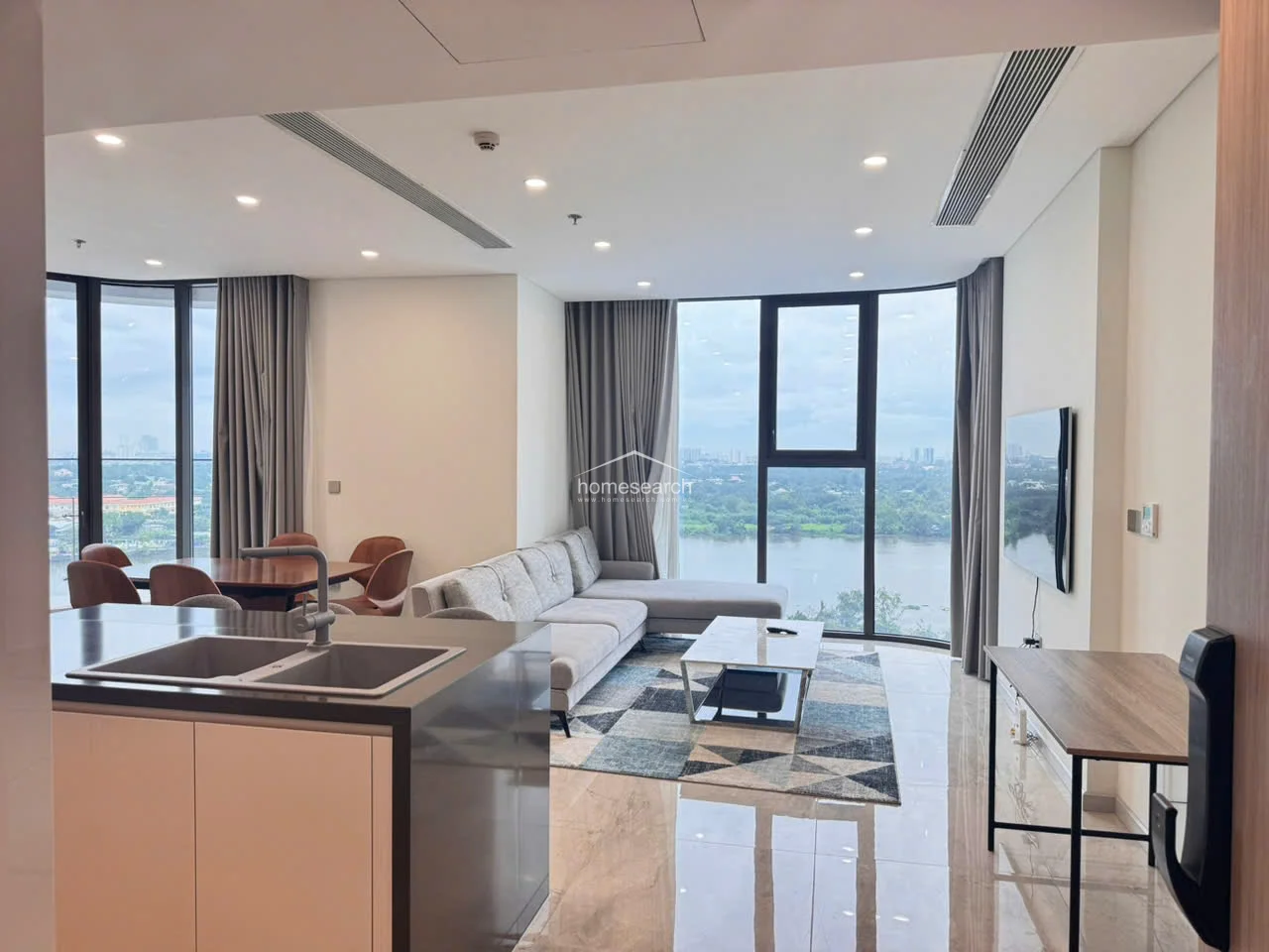Luxurious 3-Bedroom Riverside Apartment with Panoramic Saigon River Views in Thao Dien Green - 3