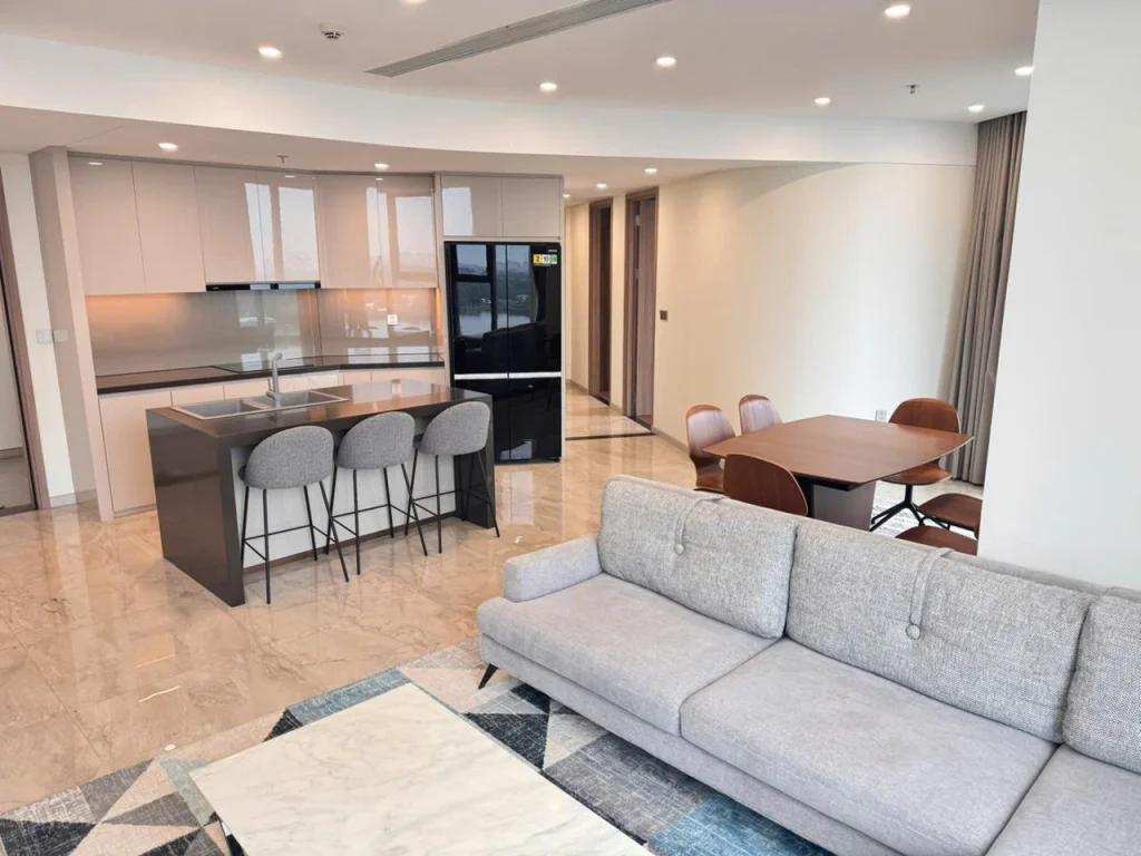 Luxurious 3-Bedroom Riverside Apartment with Panoramic Saigon River Views in Thao Dien Green - 5