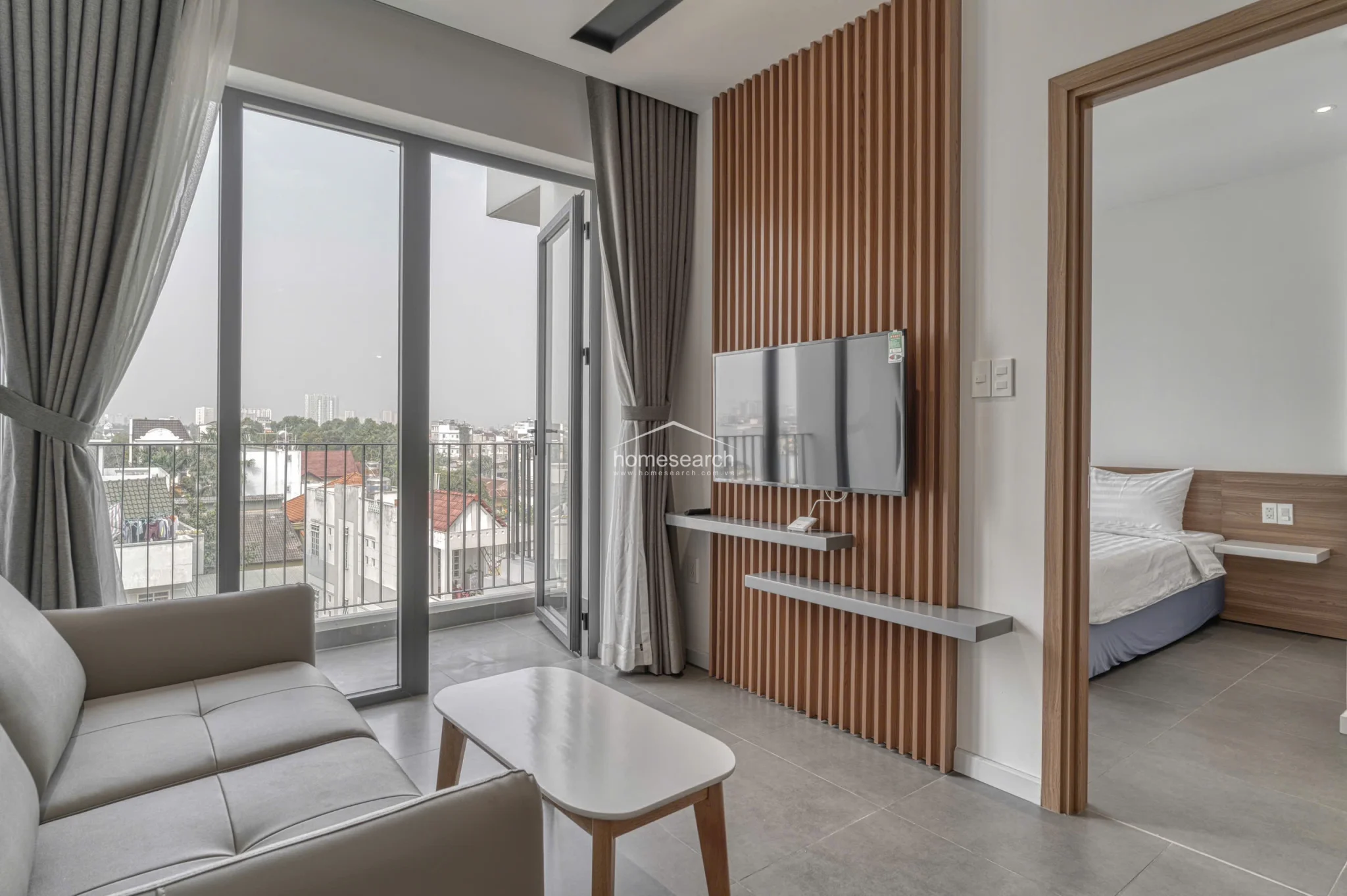 Modern 1-Bedroom 60-sqm Serviced Apartment in Thao Dien in An Khanh - Photo 1