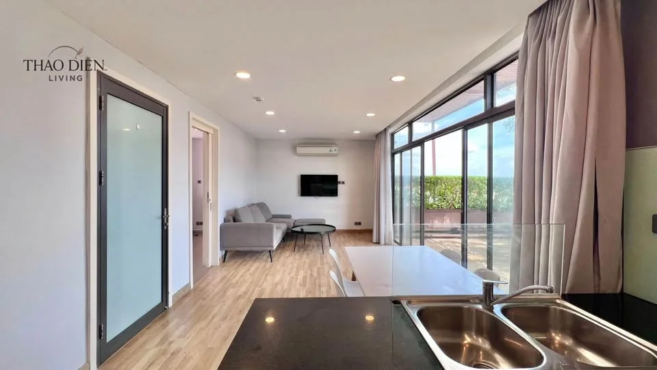 Penthouse Serviced apartment for rent in Thao Dien 