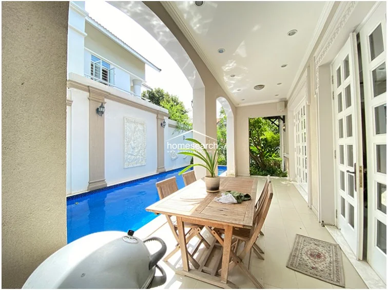 VILLA FOR RENT IN COMPOUND - THAO DIEN - DIST.2 - 4