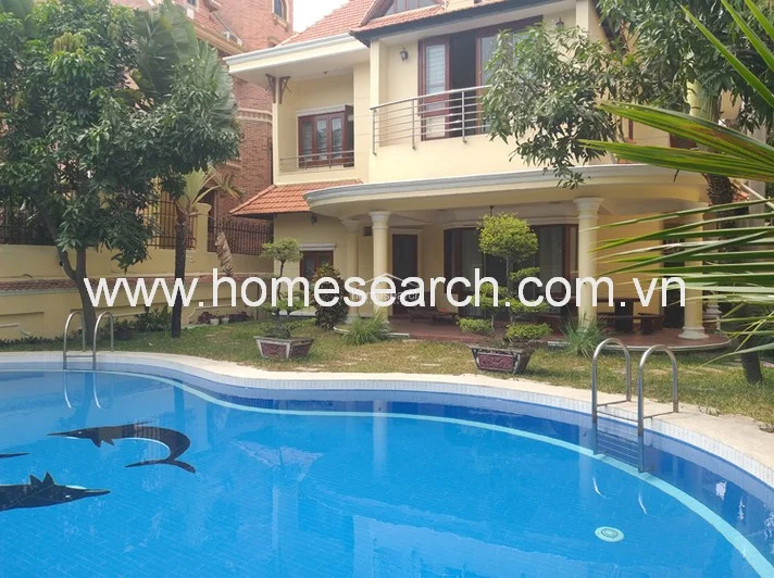 Villa in compound Thao Dien for rent - 41