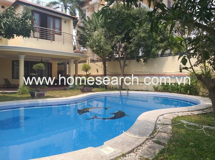 Villa in compound Thao Dien for rent - 43