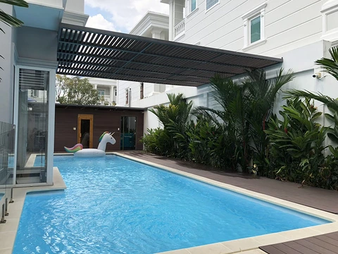 Villa for rent in Compound Thao Dien - Villa - An Khanh - (5 bedrooms, 6 bathrooms, 500 sqm)